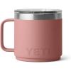 YETI Rambler 14 oz Stackable Mug, Vacuum Insulated, Stainless Steel with MagSlider Lid(Sandstone Pink)