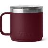 YETI Rambler 14 oz Stackable Mug, Vacuum Insulated, Stainless Steel with MagSlider Lid(Wild Vine Red)