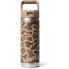 YETI Rambler 18 oz Bottle, Vacuum Insulated, Stainless Steel with Straw Cap, Moon Dust(Wetlands Camo)