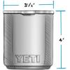 YETI Rambler 20 oz Cocktail Shaker, (2) 10 oz Stackable Lowball 2.0, Vacuum Insulated, Stainless Steel with MagSlider Lid, Cape Taupe