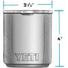 YETI Rambler 20 oz Cocktail Shaker, (2) 10 oz Stackable Lowball 2.0, Vacuum Insulated, Stainless Steel with MagSlider Lid, Navy