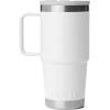 YETI Rambler 20 oz Travel Mug with Flip Straw Lid – Stainless Steel, Vacuum Insulated, Leakproof, Cup Holder Friendly(White)
