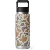 YETI Rambler 26 oz Bottle, Vacuum Insulated, Stainless Steel with Straw Cap, Black Stone(Tan Camo)