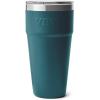 YETI Rambler 30 oz Stackable Tumbler, Stainless Steel, Vacuum Insulated with MagSlider Lid(Agave Teal)