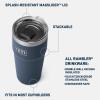 YETI Rambler 30 oz Stackable Tumbler, Stainless Steel, Vacuum Insulated with MagSlider Lid(Black)