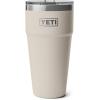 YETI Rambler 30 oz Stackable Tumbler, Stainless Steel, Vacuum Insulated with MagSlider Lid(Cape Taupe)