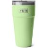 YETI Rambler 30 oz Stackable Tumbler, Stainless Steel, Vacuum Insulated with MagSlider Lid(Key Lime)