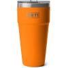 YETI Rambler 30 oz Stackable Tumbler, Stainless Steel, Vacuum Insulated with MagSlider Lid(King Crab)