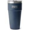 YETI Rambler 30 oz Stackable Tumbler, Stainless Steel, Vacuum Insulated with MagSlider Lid(Navy)