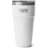 YETI Rambler 30 oz Stackable Tumbler, Stainless Steel, Vacuum Insulated with MagSlider Lid(White)