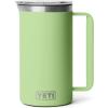YETI Rambler 34 oz Pitcher, Vacuum Insulated, Stainless Steel with MagSlider Lid, Navy(Key Lime)