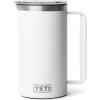 YETI Rambler 34 oz Pitcher, Vacuum Insulated, Stainless Steel with MagSlider Lid, Navy(White)