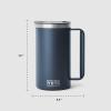 YETI Rambler 34 oz Pitcher, Vacuum Insulated, Stainless Steel with MagSlider Lid, Navy(White)