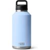 YETI Rambler 64 oz Bottle, Vacuum Insulated, Stainless Steel with Chug Cap, Navy(Big Sky Blue)
