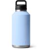 YETI Rambler 64 oz Bottle, Vacuum Insulated, Stainless Steel with Chug Cap, Navy(Big Sky Blue)