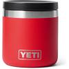 YETI Rambler 8 oz Food Jar, Vacuum Insulated, Stainless Steel, With Airtight Lid, Black Forest Green(Rescue Red)