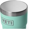 YETI Rambler 8 oz Insulated Coffee Mug with Lid – Stackable Double-Wall Vacuum Insulated Coffee Cup – DuraSip Ceramic Lining – Barista-Friendly Design – Stainless Steel – Dishwasher Safe(Seafoam)