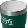 YETI Rambler 8 oz Insulated Coffee Mug with Lid – Stackable Double-Wall Vacuum Insulated Coffee Cup – DuraSip Ceramic Lining – Barista-Friendly Design – Stainless Steel – Dishwasher Safe(Black Forest Green)