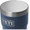 YETI Rambler 8 oz Insulated Coffee Mug with Lid – Stackable Double-Wall Vacuum Insulated Coffee Cup – DuraSip Ceramic Lining – Barista-Friendly Design – Stainless Steel – Dishwasher Safe(Navy)