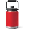 YETI Rambler Half Gallon Jug, Vacuum Insulated, Leakproof, Stainless Steel with MagCap(Rescue Red)