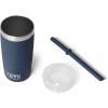 YETI Rambler Jr. 10 Oz Tumbler with Silicone Straw Lid(Navy)