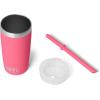 YETI Rambler Jr. 10 Oz Tumbler with Silicone Straw Lid(Tropical Pink)