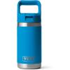 YETI Rambler Jr. 12 oz Kids Bottle, with Straw Cap(Big Wave Blue)