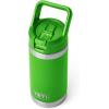 YETI Rambler Jr. 12 oz Kids Bottle, with Straw Cap(Canopy Green)