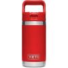 YETI Rambler Jr. 12 oz Kids Bottle, with Straw Cap(Canyon Red)