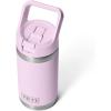 YETI Rambler Jr. 12 oz Kids Bottle, with Straw Cap(Cherry Blossom – Textured)