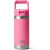 YETI Rambler Jr. 12 oz Kids Bottle, with Straw Cap(Harbor Pink)