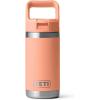 YETI Rambler Jr. 12 oz Kids Bottle, with Straw Cap(Lowcountry Peach)