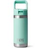 YETI Rambler Jr. 12 oz Kids Bottle, with Straw Cap(Seafoam)