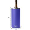 YETI Rambler Wine Chiller, (2) Rambler 10 oz Wine Tumbler, Vacuum Insulated, Stainless Steel with MagSlider Lid, Ultramarine Violet