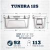 YETI Tundra 125 Hard Cooler(White)