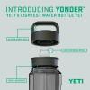 YETI Yonder Water Bottle with Yonder Chug Cap, Lightweight, Leakproof and BPA-Free(Charcoal)