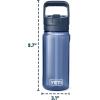 YETI Yonder Water Bottle with Yonder Straw Cap(Black Forest Green)