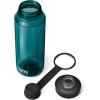 YETI Yonder Water Bottle with Yonder Tether Cap, Lightweight, Leakproof and BPA-Free(Agave Teal)
