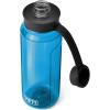 YETI Yonder Water Bottle with Yonder Tether Cap, Lightweight, Leakproof and BPA-Free(Big Wave Blue)
