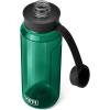 YETI Yonder Water Bottle with Yonder Tether Cap, Lightweight, Leakproof and BPA-Free(Black Forest Green)