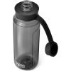 YETI Yonder Water Bottle with Yonder Tether Cap, Lightweight, Leakproof and BPA-Free(Charcoal)