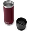 Yeti Rambler 18 Oz Hotshot Bottle Tropical Pink(Wild Vine Red)