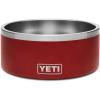 YETI Boomer 8, Stainless Steel, Non-Slip Dog Bowl, Holds 64 Ounces(Brick Red)
