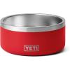 YETI Boomer 8, Stainless Steel, Non-Slip Dog Bowl, Holds 64 Ounces(Rescue Red)
