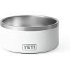 YETI Boomer 8, Stainless Steel, Non-Slip Dog Bowl, Holds 64 Ounces(White)