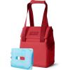 YETI Daytrip 14L Insulated Soft Cooler Tote Bag, Rescue Red with 4 lb ICE Block Refreezable Reusable Cooler Ice Pack