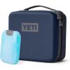 YETI Daytrip 3L Insulated Soft Cooler Lunch Box, Navy and Small ICE Sheet Refreezable Reusable Cooler Ice Pack