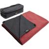 YETI Lowlands Blanket, Multi-Use Blanket with Travel Bag(Fireside Red)