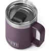 YETI Rambler 10 oz Stackable Mug, Vacuum Insulated, Stainless Steel with MagSlider Lid, White(Nordic Purple)