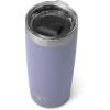 YETI Rambler 10 oz Tumbler, Stainless Steel, Vacuum Insulated with MagSlider Lid, White(Cosmic Lilac)